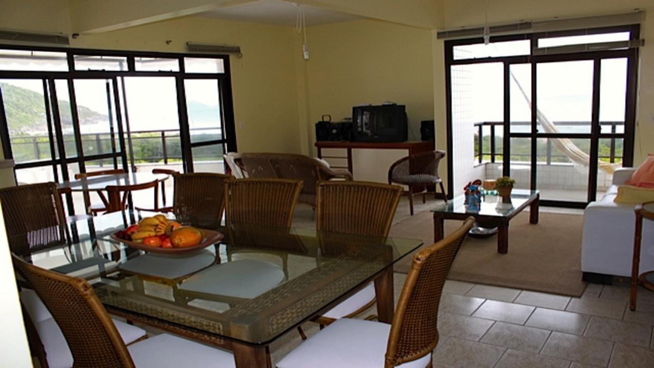 Linda Cobertura Frente Mar Com Piscina Privativa E Pe Na Areia! Appartement Florianópolis Buitenkant foto