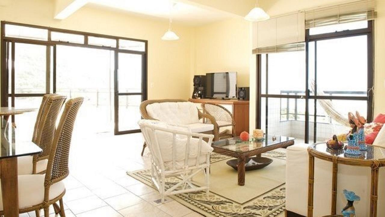 Linda Cobertura Frente Mar Com Piscina Privativa E Pe Na Areia! Appartement Florianópolis Buitenkant foto