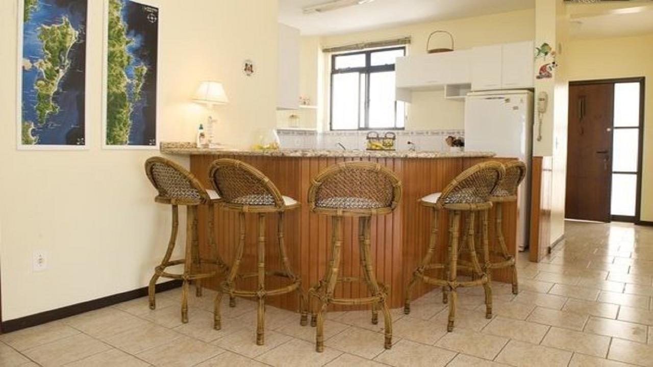 Linda Cobertura Frente Mar Com Piscina Privativa E Pe Na Areia! Appartement Florianópolis Buitenkant foto