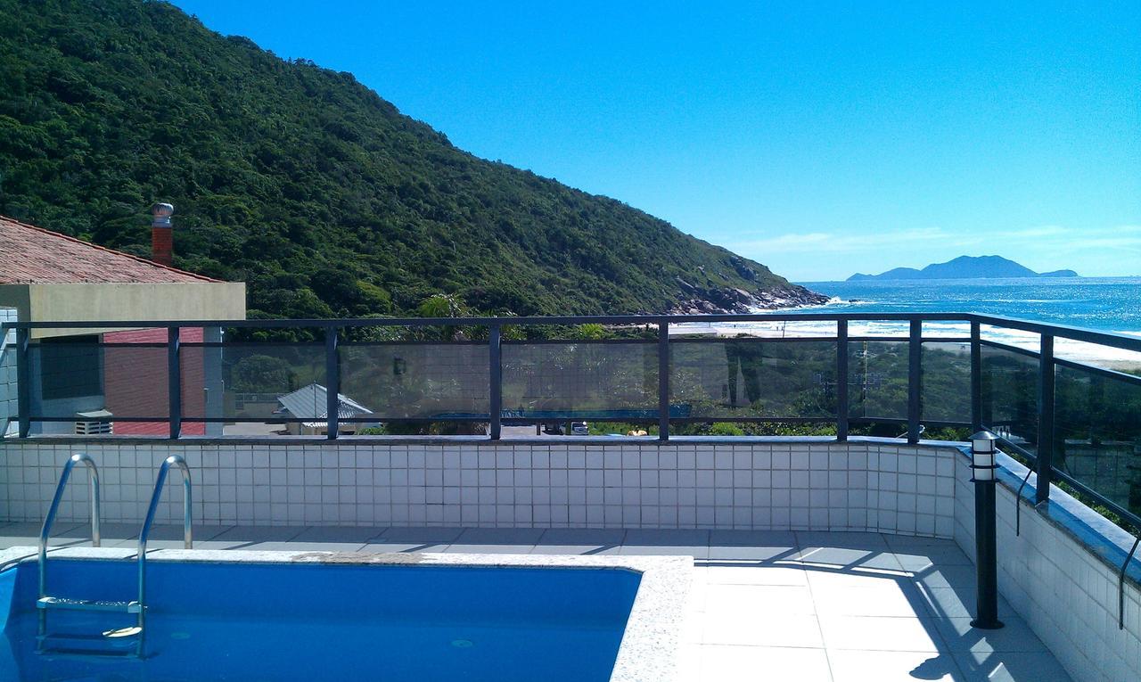Linda Cobertura Frente Mar Com Piscina Privativa E Pe Na Areia! Appartement Florianópolis Buitenkant foto